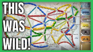 The Luckiest Ticket Draw Ever in Ticket to Ride [upl. by Iral14]