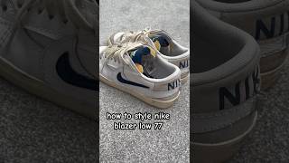 how to style nike blazer low 77’ outfit nike shoes trend shortsfeed shorts [upl. by Yenhoj304]