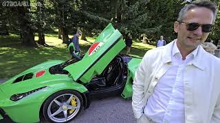 LaFerrari Signal Green Paint to Sample in detail with owner Daytona Automobil at Aurora 4k 60p [upl. by Lyontine858]