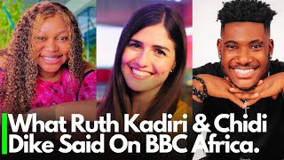 Listen To What Ruth Kadiri Said About Her Husband amp Family On BBC Interview Chidi Dike amp Others [upl. by Yeloc]