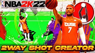 College Carmelo Anthony Shot Creator Build Is A Bucket NBA 2K22 [upl. by Nilhsa118]