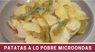 🥔 Como hacer PATATAS a lo POBRE en el MICROONDAS 1 [upl. by Walli]