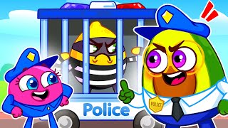 Police vs Runaway Thieves  Police Chase  Kids Cartoon  Safety Tips for Kids by Pit amp Penny Tales [upl. by Toomin]