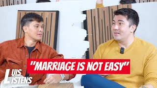 LUIS LISTENS TO MATTEO GUIDICELLI Marriage is not easy  Luis Manzano [upl. by Mokas]