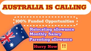 Australia Fully Funded Scholarship Opportunities Move With Your Family Stipend Parenting Pay [upl. by Aihsad]