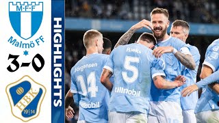 Malmö FF  Halmstads BK 30 Höjdpunkter  Allsvenskan 2023 [upl. by Drugge241]