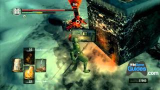 Dark Souls Walkthrough  Painted World of Ariamis Crossing the Bridge Dark Spirit King Jeremiah Part 059 [upl. by Swithin]