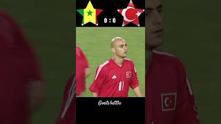 Turkey 🆚 Senegal worldcup 2002 legendary football match highlights [upl. by Aicelaf]