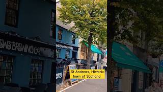 St Andrews UK Most beautiful town of Scotland travel scotland shorts historicscotland [upl. by Enahpets586]