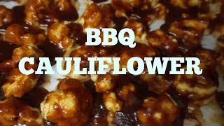 How To Make BBQ Cauliflower  Vegan Recipe  VEGAN FOR BEGINNERS [upl. by Ecienaj]