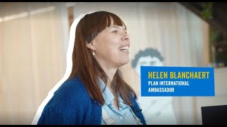 helen b ambassadrice Van Plan International België [upl. by Yrad312]