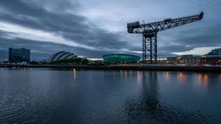 Glasgow sunset summer solstice timelapse [upl. by Nirret]