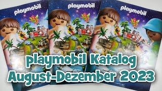 playmobil Katalog AugustDezember 2023  REVIEW [upl. by Evonne382]