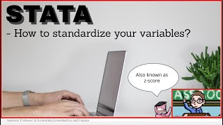 Stata  How to standardize your variables [upl. by Poul]