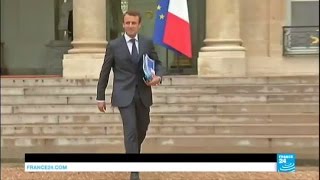 Emmanuel Macron démissionne du gouvernement [upl. by Taft]