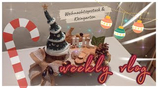 💗 Weekly Vlog 💗 Weihnachtsgesteck  Kleingarten [upl. by Nimrak]