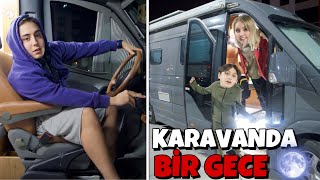 ÇOCUKLARIMLA KARAVANDA BİR GECE GEÇİRDİK [upl. by Lleunamme401]