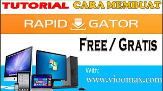 Cara Membuat Account Rapidgator Free Gratis [upl. by Akinak]