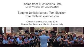 Theme from quotSchindlers Listquot John Williams arr Calvin Custer [upl. by Dazhehs281]