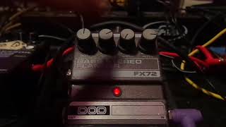 DOD FX72 Bass Stereo Flanger [upl. by Anirtek468]