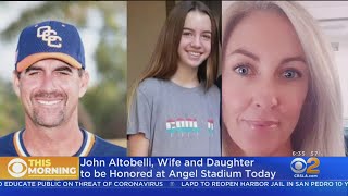 Angel Stadium To Host Memorial Service For Altobelli Family Today [upl. by Ardnic]