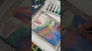 art gouaches drawing painting artistdrawing artistillustration ohmygouache gouacheportrait [upl. by Jandel172]