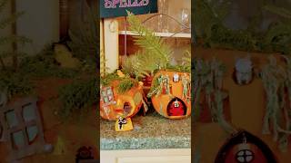 In the school holidays the kids crafted these adorable pumpkinhouses [upl. by Mullins]