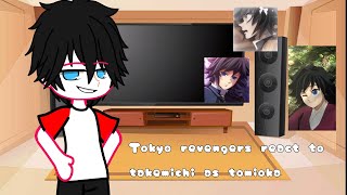 Tokyo revengers react to takemichi as tomioka🌊🎀 [upl. by Hoagland706]