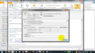 Outlook 2010  EMailAntwort an andere Personen senden lassen [upl. by Revlis]