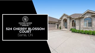 Sarnia Real Estate  524 Cherry Blossom Court Sarnia Ontario Canada [upl. by Mount]