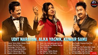 Evergreen Kumar Sanu Udit Narayan Alka Yagnik Romantic Old Hindi Songs SUPERHIT JUKEBOX Bollywood [upl. by Norreht]