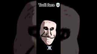 Scary troll face 💀 with phonk music danger music bass beats subscribe memes remix [upl. by Annayar]