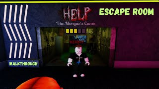 Roblox Escape Room The Morgues Curse Walkthrough  Danieldenipol [upl. by Gnaoh]