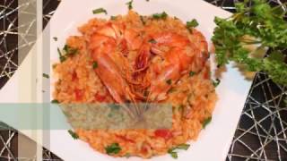 Risotto mit Garnelen  Italienisches Hauptgericht [upl. by Det106]