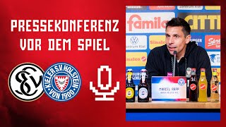 Die Pressekonferenz vor dem Auswärtsspiel bei der SV 07 Elversberg 🎙️  ELVKSV [upl. by Ferro]