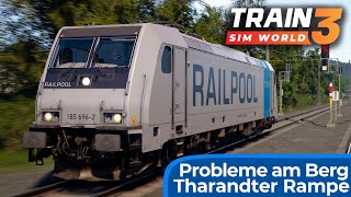 Probleme auf der Tharandter Rampe  TRAIN SIM WORLD 3  Dresden  Freiberg Sachs  Railpool BR 185 [upl. by Wolgast]