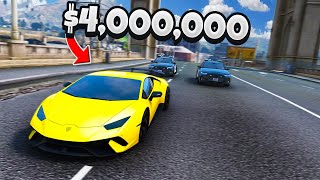 STEALING a 4000000 LAMBO in GTA 5 RP [upl. by Allsun312]