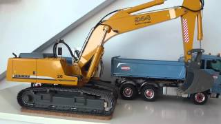 PIMPED RC HYDRAULICS  RC EXCAVAOR LIEBHERR 944 TEST RUN  PREMACON [upl. by Burrton739]