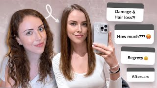 The TRUTH about Japanese Hair Straightening 1 Year Update  QampA [upl. by Adla]