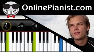 Avicii  Levels  Piano Tutorial [upl. by Kcorb134]