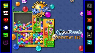 RealArcade November Day 20  Bounce Out Blitz Slider Mode Level 1  16 [upl. by Nwahsyar]