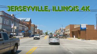 A Small Farm Town North Of St Louis Jerseyville Illinois 4K [upl. by Sewel]