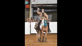 2017 Congress Champion Open Freestlye Reining Score 230 Angie Reichert amp Surely Cashin Chex [upl. by Anyad]