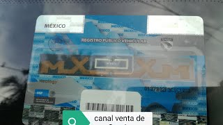 Para que sirve o porque tiene este sticker o estampa que dice registro público vehicular mi auto [upl. by Haily332]