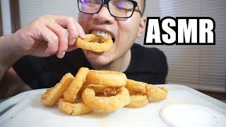 CRUNCHY ASMR Onion Rings [upl. by Yssis]