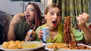 CHIT CHAT WITH MUKBANG  2PM PASTA KOREAN BLACKBEAN PANIPURI  🤤 [upl. by Nessi]