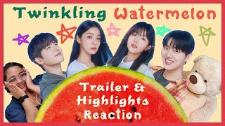 Twinkling Watermelon 2023  Trailer Reaction  Ryeoun  Choi Hyun Wook  Seol In Ah  Shin Eun Soo [upl. by Peirce965]