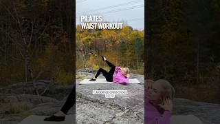 PILATES AT HOME  Waist Workout pilates pilatesathome waistworkout [upl. by Estas]