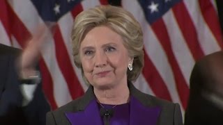 Full Event Hillary Clinton FULL Concession Speech  Election 2016 [upl. by Aggi277]