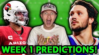 My Week 1 NFL Predictions [upl. by Aceber]